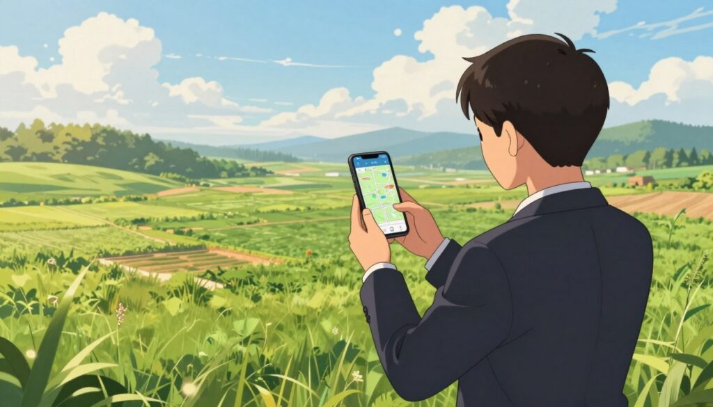 medir terrenos com o celular