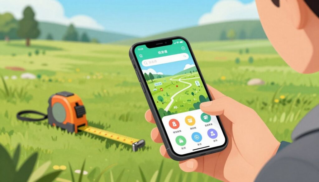 o que são aplicativos para medir terrenos no celular?