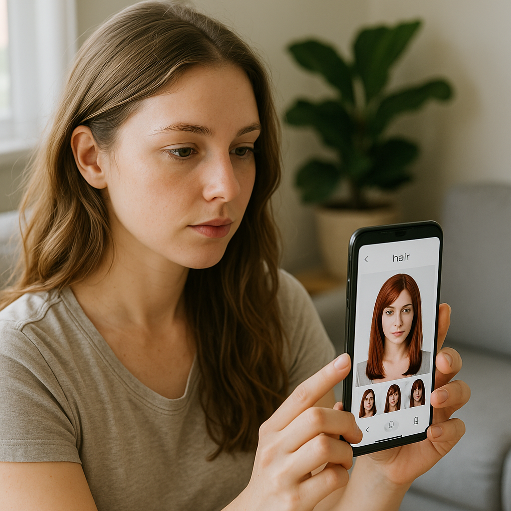 Aplicativo para Testar Cabelo Online